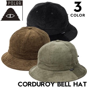 POLeR ポーラー CORDUROY BELL HAT バケットハット 帽子 コーデュロイ 253MCV0101 日本代理店正規品