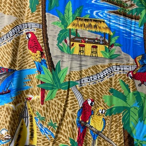 old REYN SPOONER tropical pattern rayon shirt