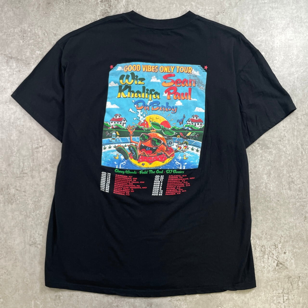 Wiz Khalifa 2025ツアー Tシャツ ウィズカリファ ツアーTシャツ メンズ