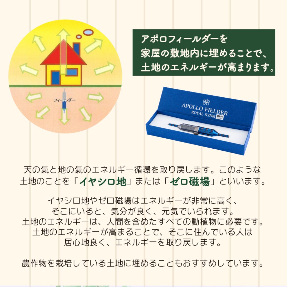 アポロフィールダーロイヤルSynm-weft Lサイズ：一戸建て用 | Pay ID