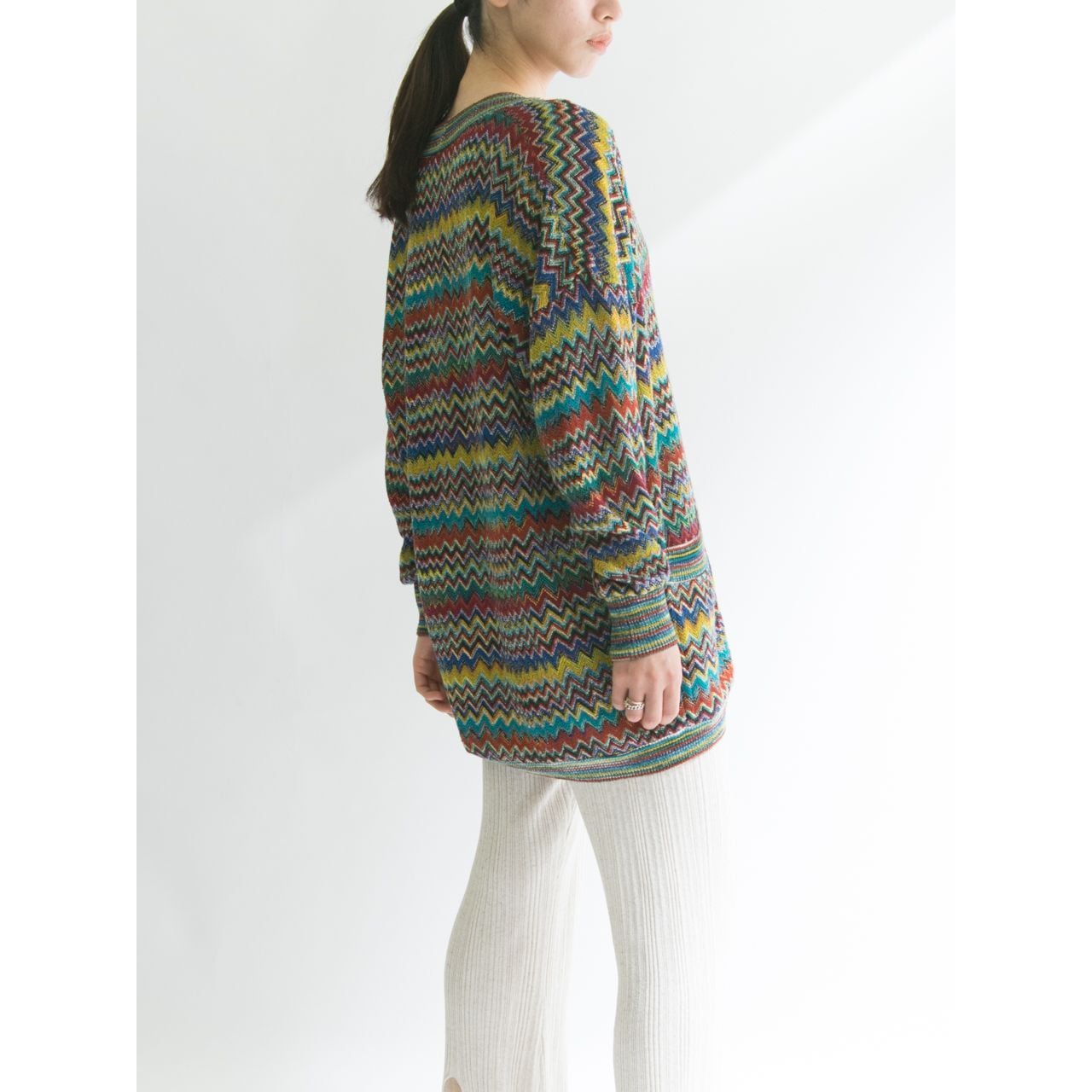 MISSONI】Made in Italy ziigzag knit cardigan（ミッソーニ 