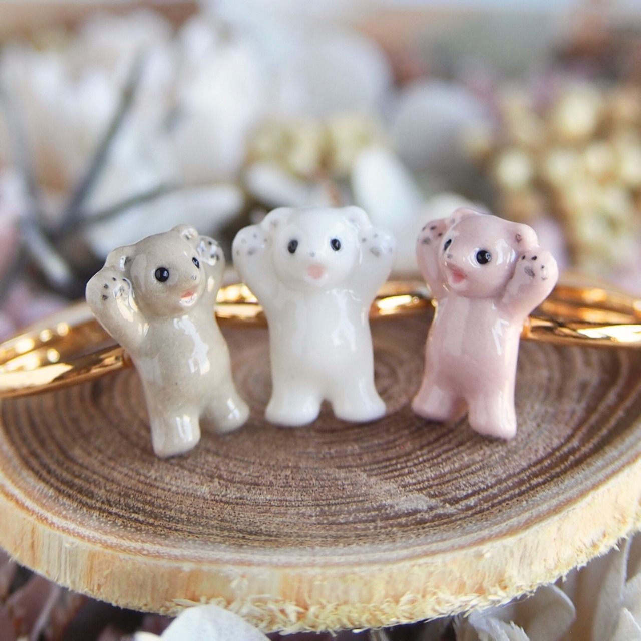 かわいいって言われたくないくまリング