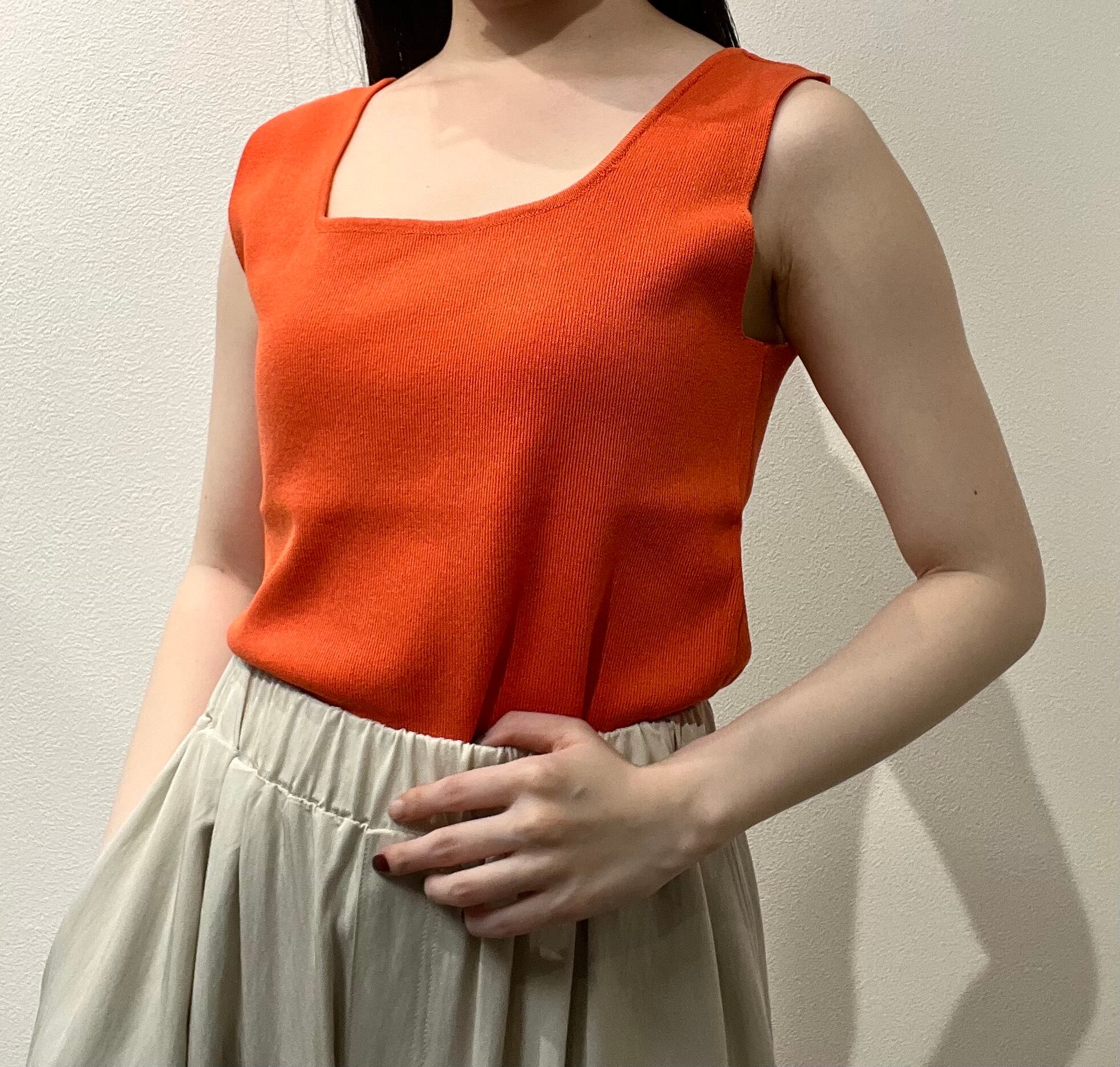 CLOCHE】スクエアニットタンクトップ 612-85520 | Posie dress