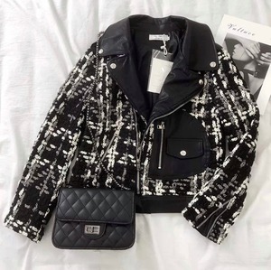 ツートーン レザージャケット 送料無料 レディース アウター ジャケット ツイード ライダース ツイードジャケット トップス 大人可愛い かわいい きれいめ 大人女子 エレガント 無地 春 秋 ガーリー 10代 20代 大人 学生 韓国系 お出かけ 外出 きれいめカジュアル 着回し ファッション デート コーディネート 重ね着 休日 特別な日 お祝い 記念日 メンズウケ カジュアル 普段着 春コーデ 秋コーデ 韓国 おしゃれ シンプル スタイル ゆったり 細見せ 韓国ファッション 長袖 30代