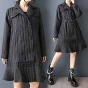 フレア切替 デザイン コート 60073