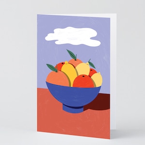 WRAP "Citrus Bowl"  ART CARD  Artwork by Ana Popescu