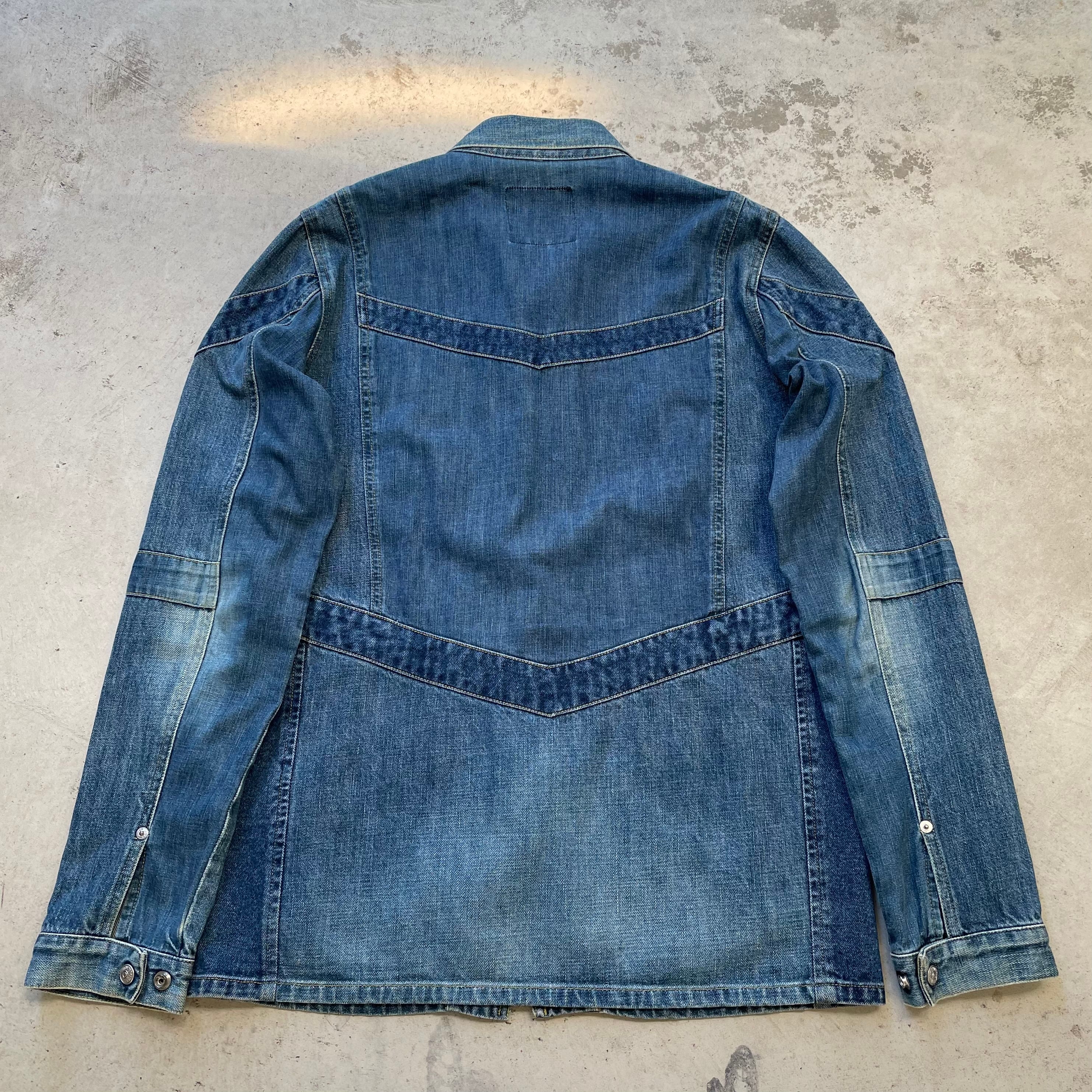 01aw UNDERCOVER “ D.A.V.F期 “ damage panel design denim 01aw UNDERCOVER “ D.A.V.F期 “ damage panel design denim