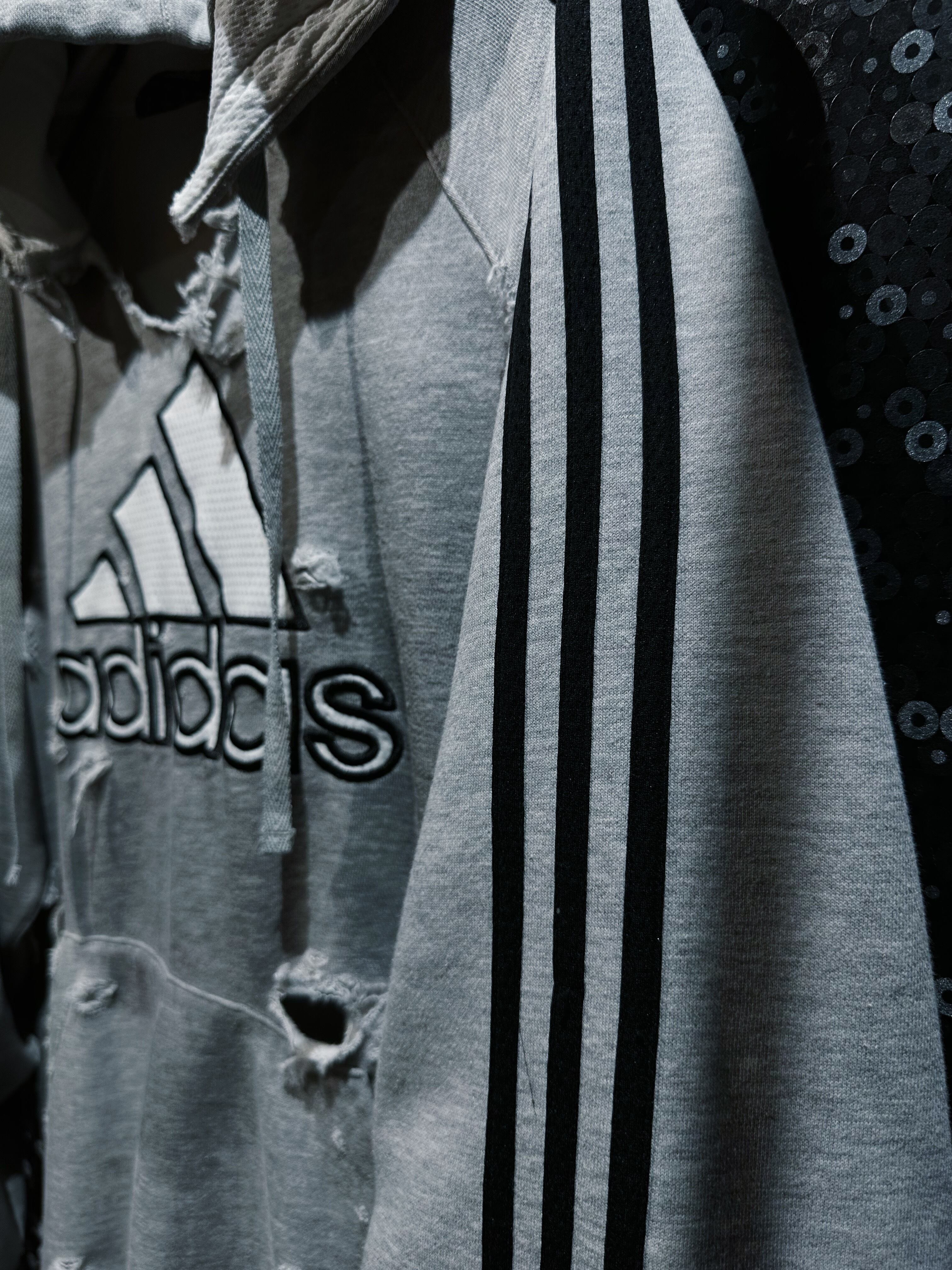 ÆIEM】90's vintage ”adidas”boro custom remake loose foodie