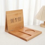 【木製 インテリア ディスプレイラック】デスクトップ収納 ペン置き メガネ置き マグカップホルダー 本棚 多目的 防湿 モダン シンプル 折りたたみ可能 北欧テイスト おしゃれ 省スペース