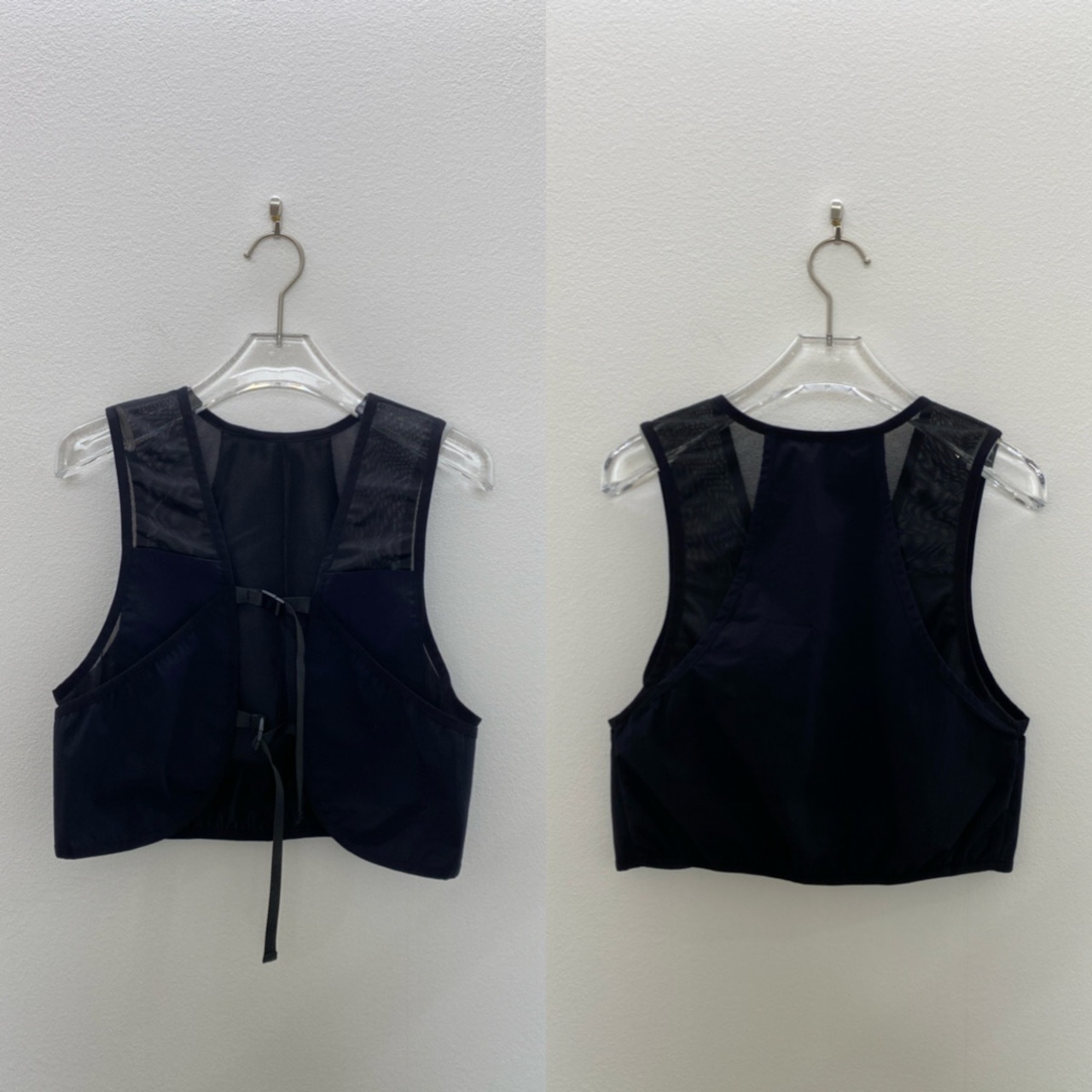 【受注予約1週間】メッシュドッキングトレイルショートvest/ブラック
