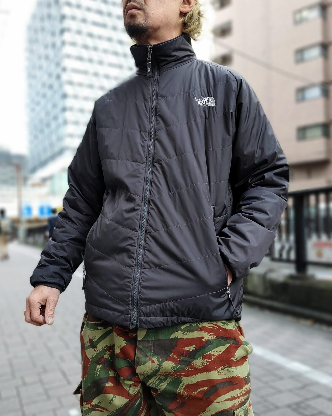 THE NORTH FACE ノースフェイス 中綿ダウンジャケット 古着 ビンテージ 