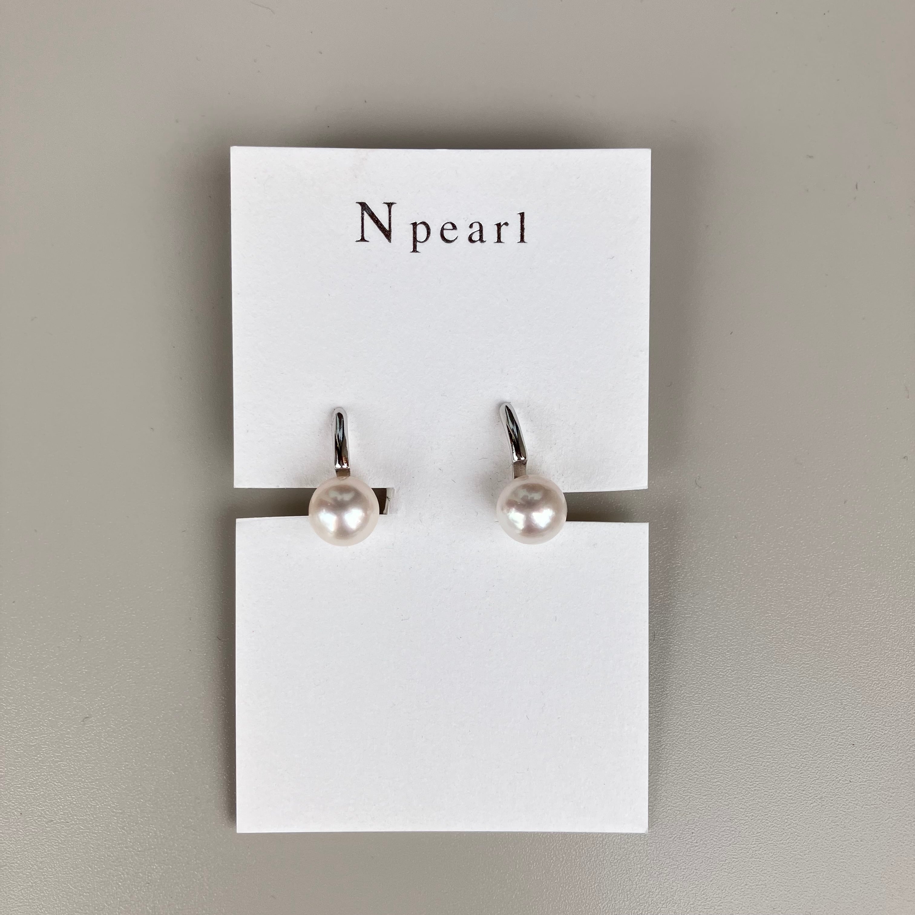 愛媛宇和島産 本真珠 パールイヤリング N pearl