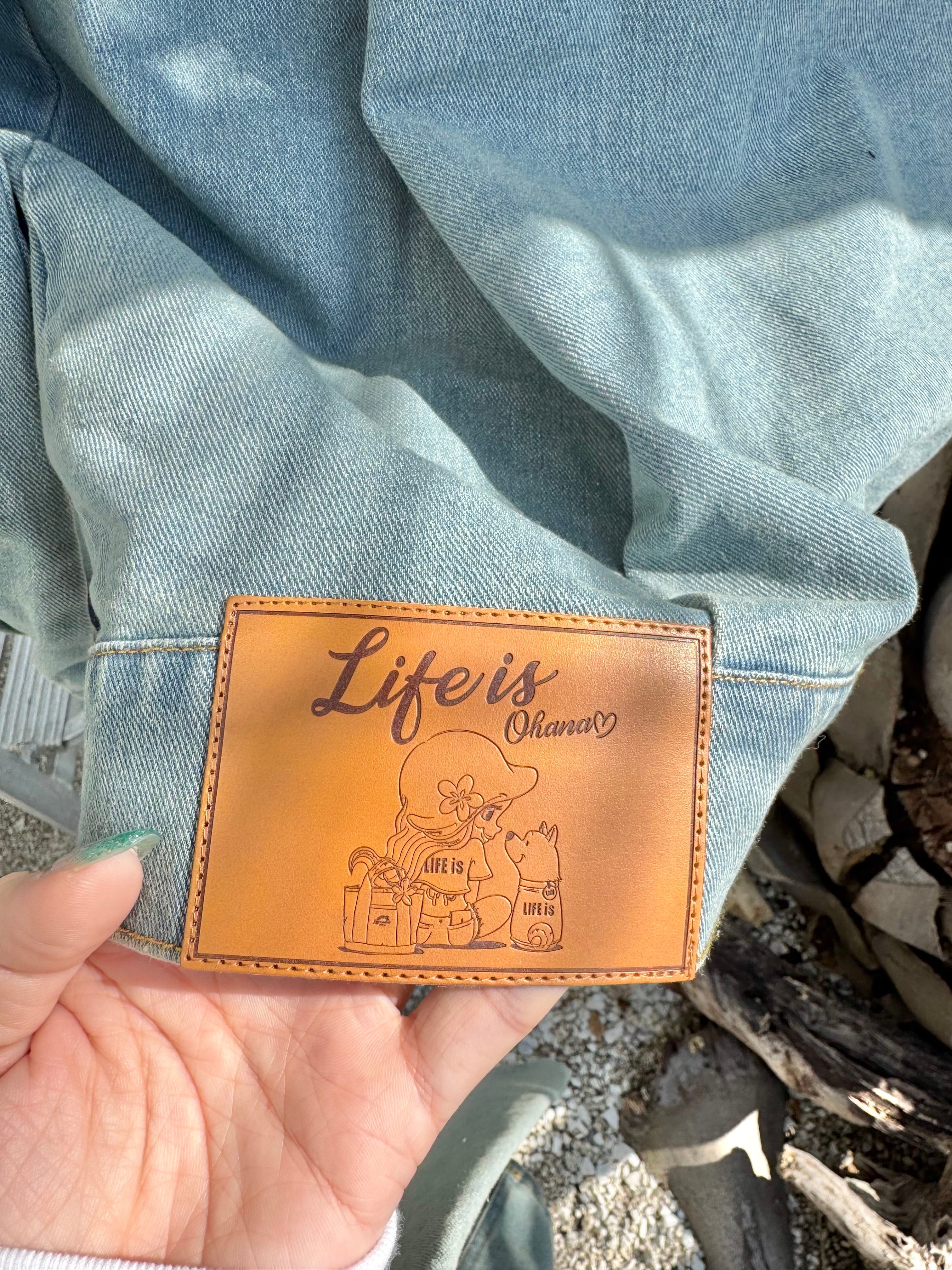 【mapuaコラボパッチ】レディースデニムジャケット ¥8,600(9,460)