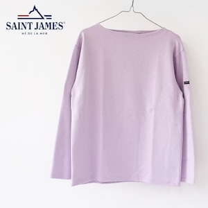 SAINT JAMES [セントジェームス 正規販売店]OUESSANT SOLID PARME [sol-prm] ウエッソン 無地 ライトパープル