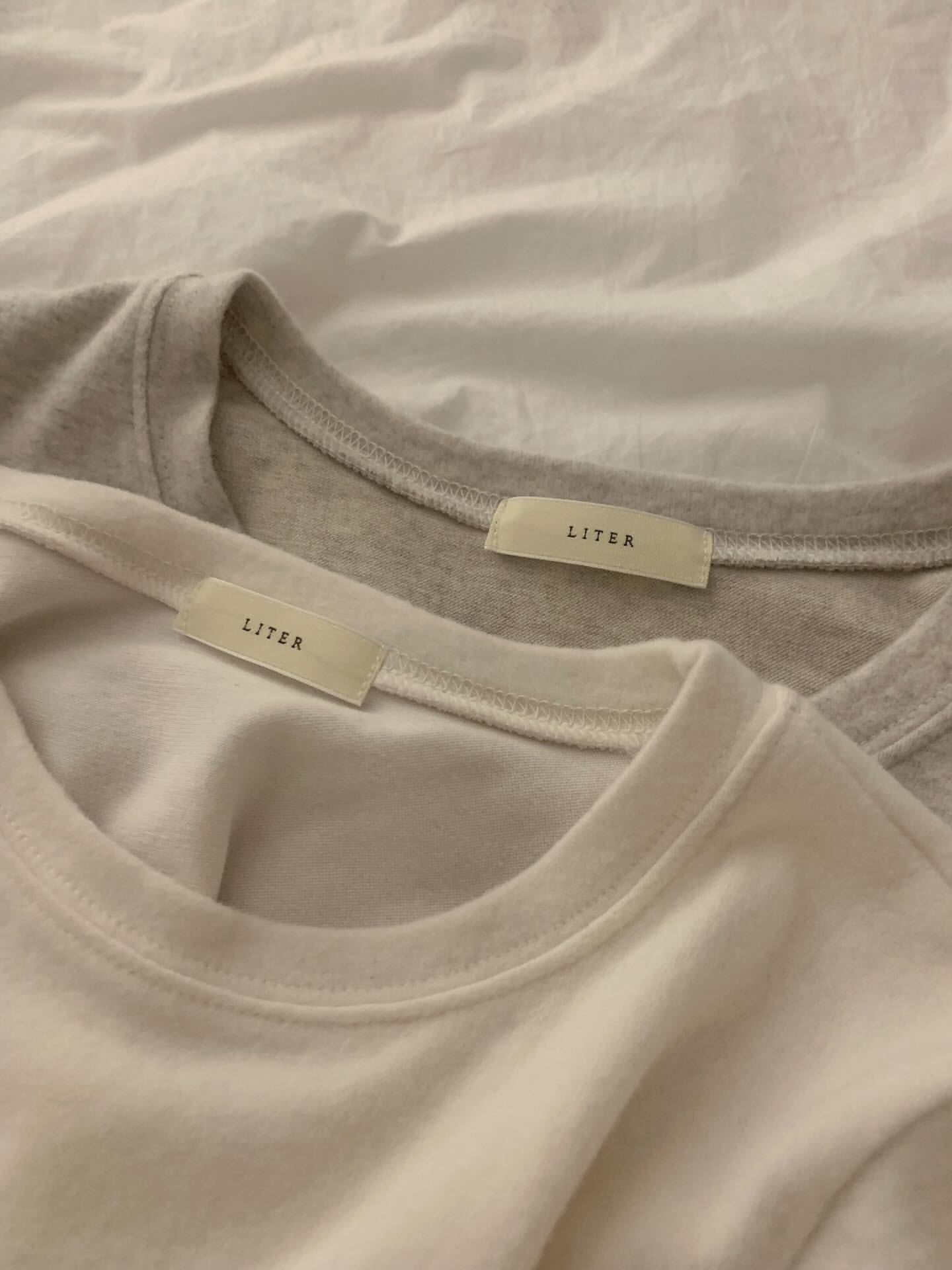 (予約)liter / Bol angora warm half sleeve tee / 2color