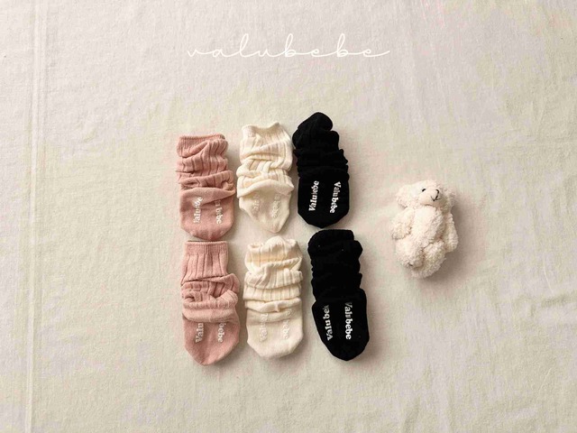 【取寄】valubebe|daily rib socks 2|デイリーリブソックス2|FREE|baby