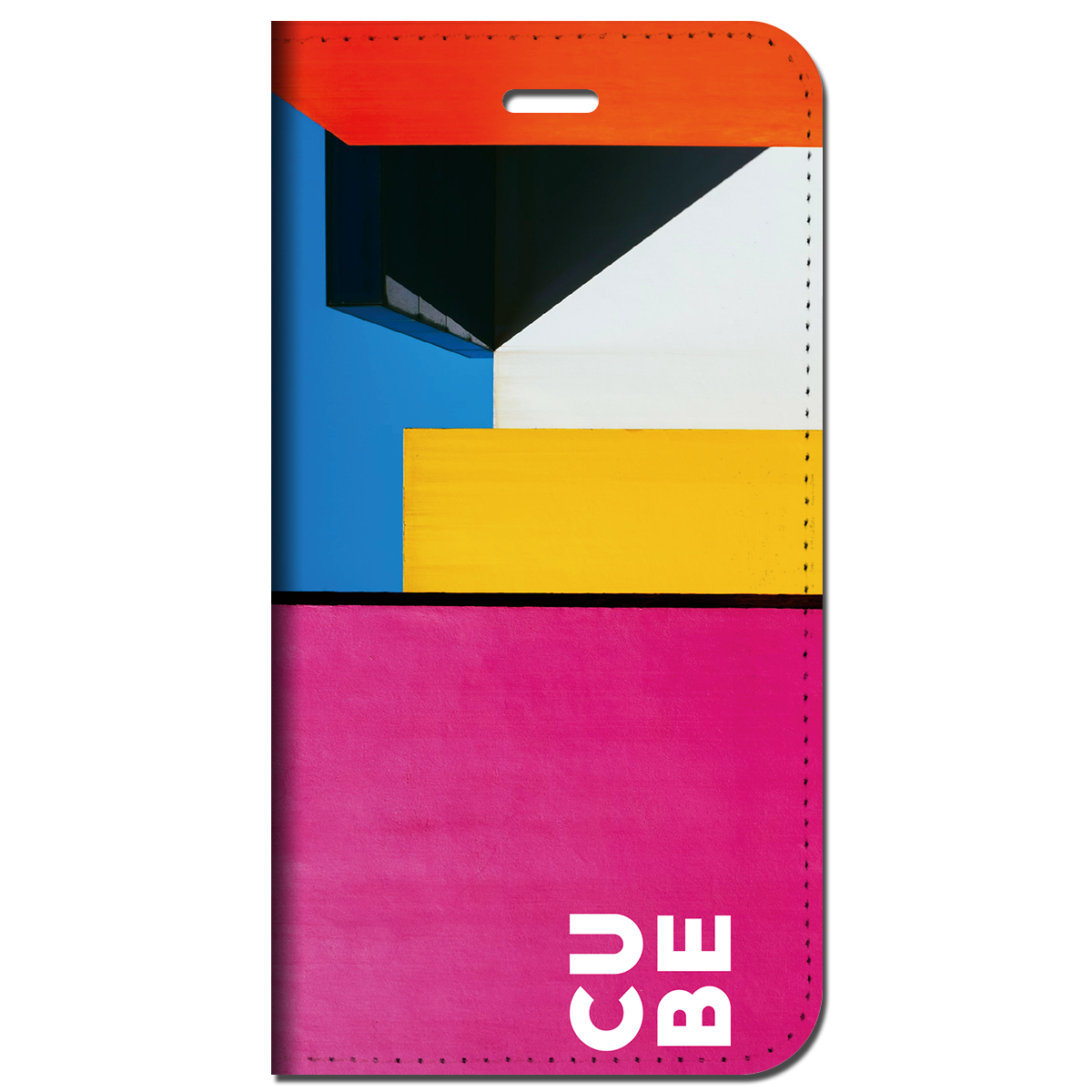 iPhone対応 スマホ 手帳型ケース アーキテクチャー キューブ アート 【iPhone16 / iPhone16e / iPhoneSE 他 iPhone各機種対応】 st54