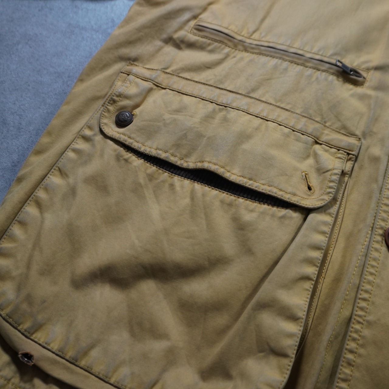 90s Burberrys' Oiled Cotton Jacket L〜XL相当 古着 - 17