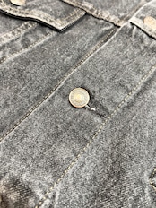 80s Levi's 70503-0259 BLACK DENIM JACKET Size XL