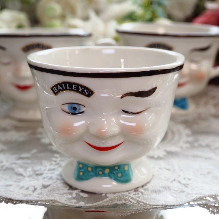 BAILEYS フェイスカップ ヘレンハント 2つセット ペア ベイリーズ 陶器 BAILEYS フェイスカップ ヘレンハント 2つセット ペア ベイリーズ 陶器