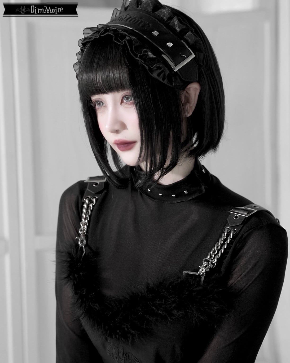 乃愛　DimMoire 刻印ヘッドドレス BLACK 復刻】刻印ヘッドドレス【Black】 | DimMoire