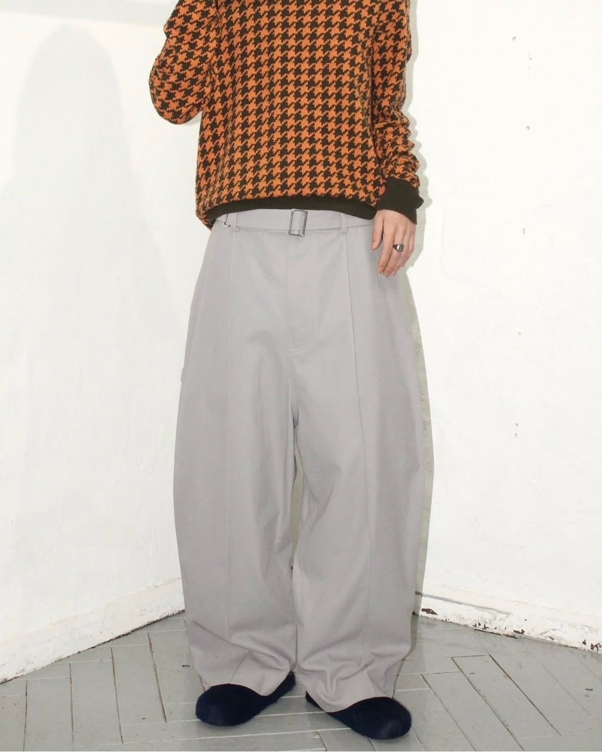 LOEWE "Painter Type" Wide Belted Trousers ITALY製