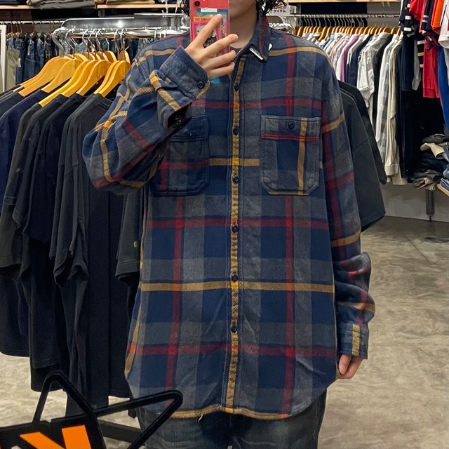 【USED】フランネルシャツ