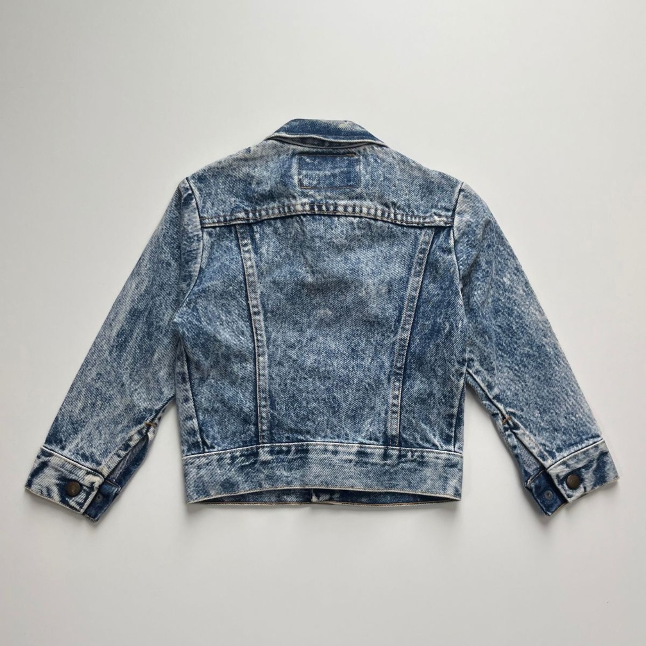 ＜VINTAGE＞Kids Wrangler Denim Jacket 3Ý相当 (2610JK02)｜キッズ ラングラー ヴィンテージ デニムジャケット - 2