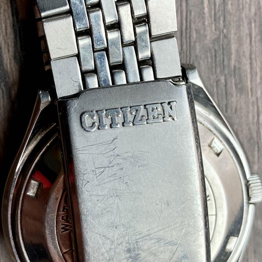 【動作品】シチズン セブンスター V2 アンティーク 腕時計 自動巻き メンズ Citizen ビンテージ ウォッチ 男性 デイデイト