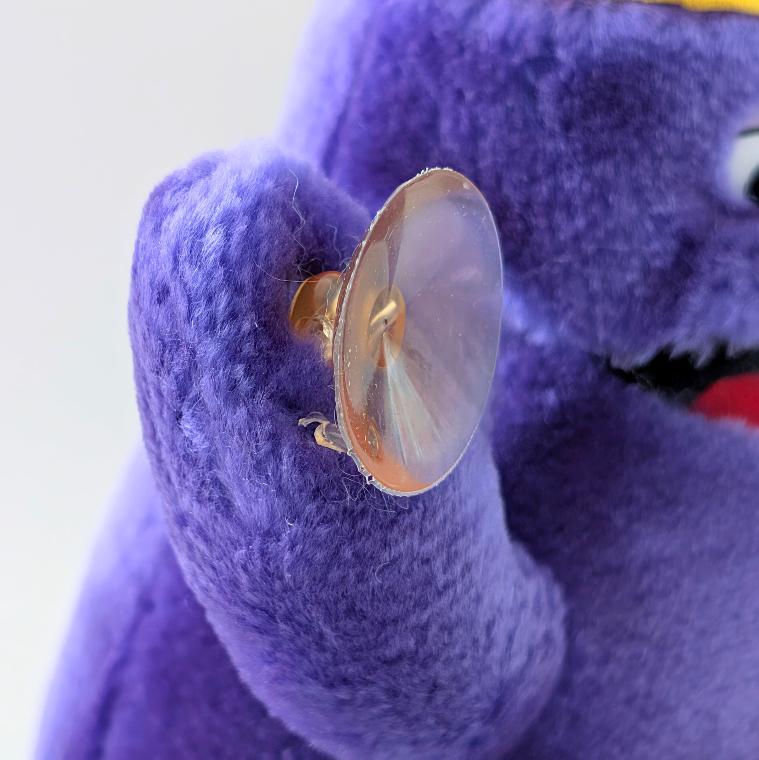 ☆VINTAGE 2000☆【 McDonald's( マクドナルド ) 】2000年 McDonaldland's 2000 Collection『 Grimace / グリマス 』吸盤付き Plush Toy / プラッシュ / ぬいぐるみ 〚アメリカン雑貨 アメトイ〛