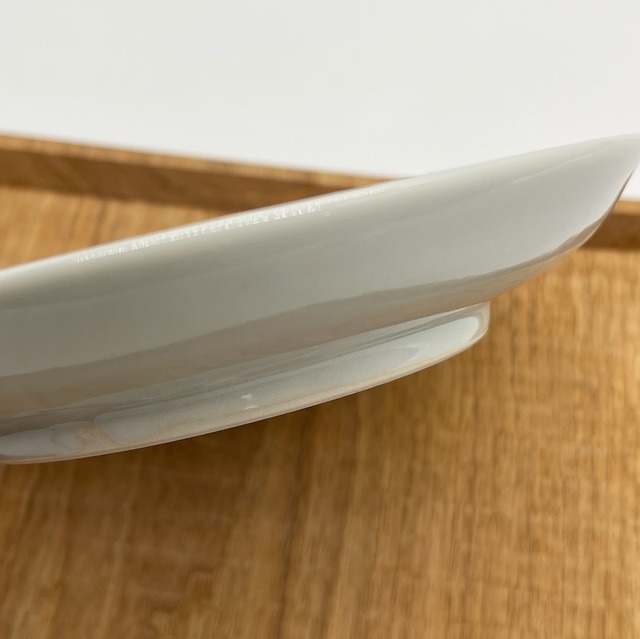 『樋山真弓』染付菊散らし5寸皿　2023011250088B