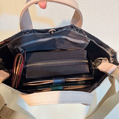 大人気！再入荷　regalo　メタリック3WAYトート(小)