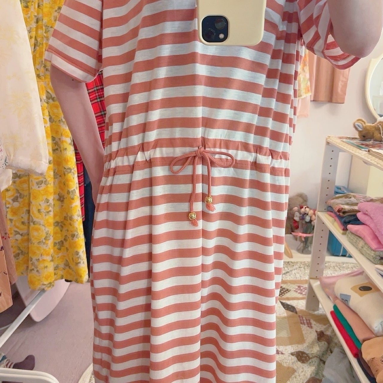 penguin stripe polo one-piece