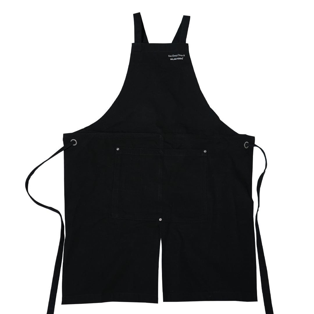 Eat,Sleep,Dress LOGO APRON "BLACK"