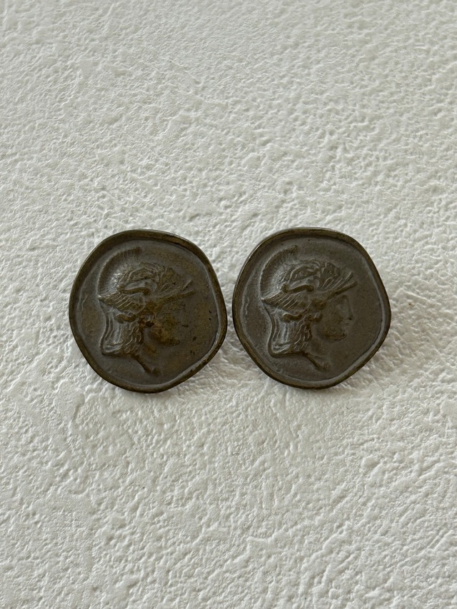 Japanese Vintage ボタン 17mm button 緑／深緑 アクセサリーパーツ プラスチック 装飾材 カルトナージュ
