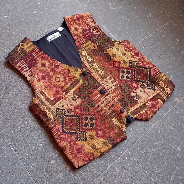 エスニック柄 ベスト used [107101]