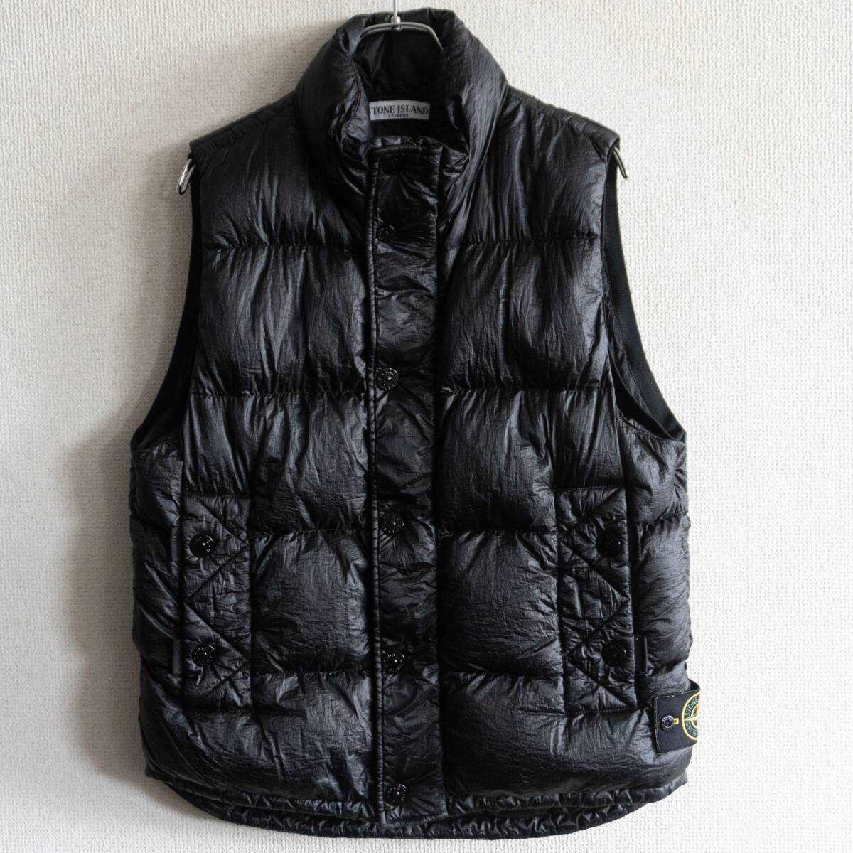 サイズ42】ORGUEIL【STEER LEATHER GILET】ブラック レザー ベスト