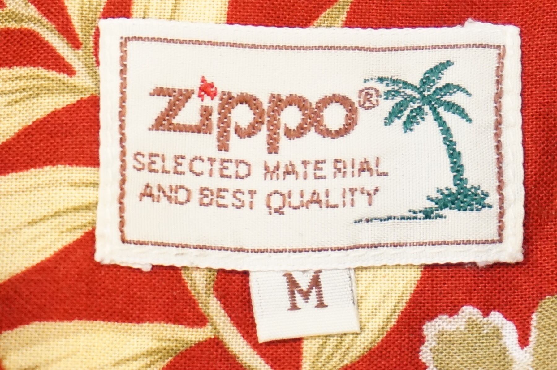 ZIPPO ジッポ アロハシャツ ハワイアン ココナッツボタン 綿100 ZIPPO ジッポ アロハシャツ ハワイアン ココナッツボタン 綿100