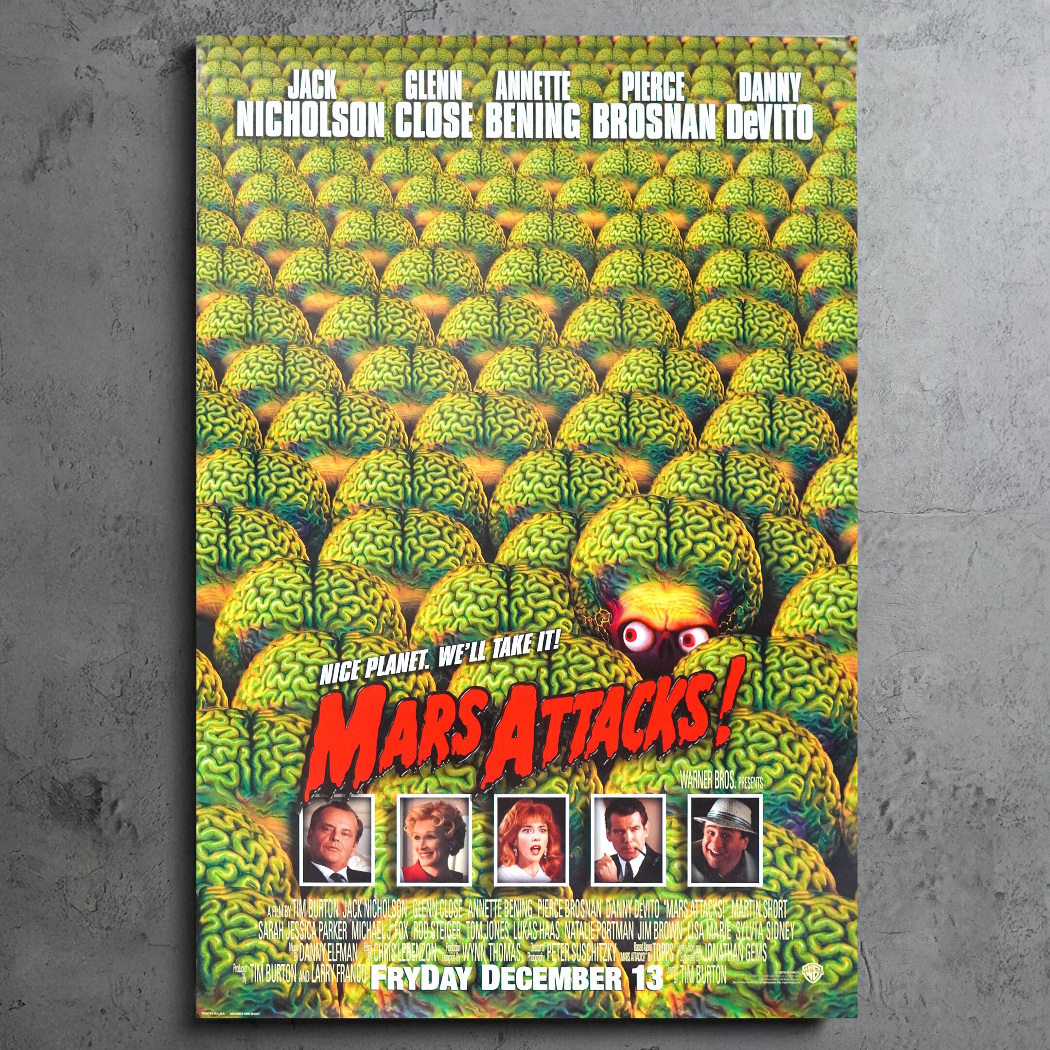 1996 / Mars Attacks! / US one sheet poster S/S / 686 × 1016mm【PO00000290011】