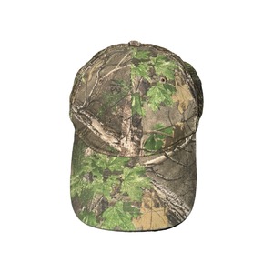 Real tree camouflage cap