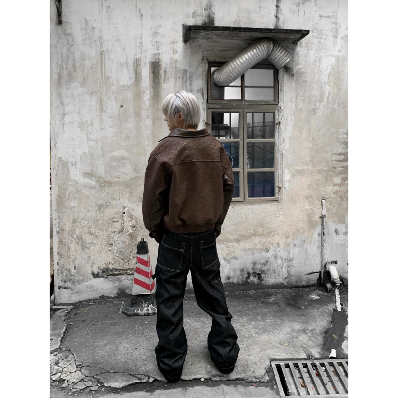 ストリート PUレザージャケット T1927