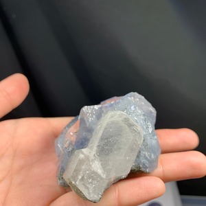 希少カラー スカイブルーフローライトクラスター