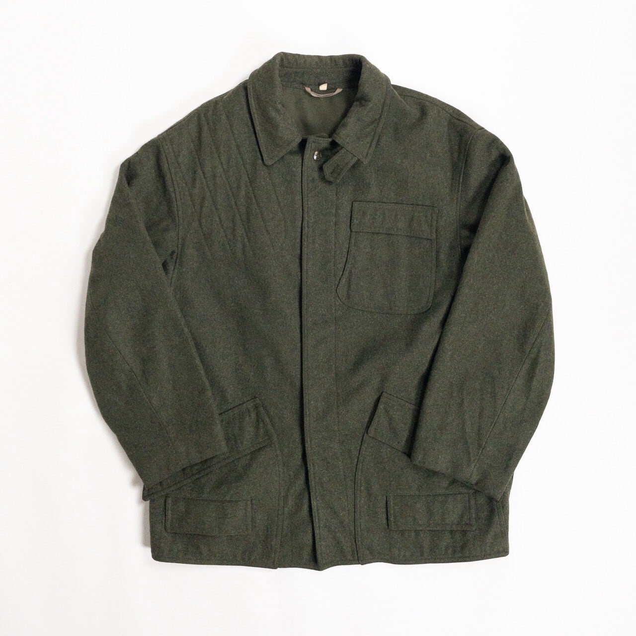 1970s "Euro Vintage" Loden Green Wool Hunting Jacket