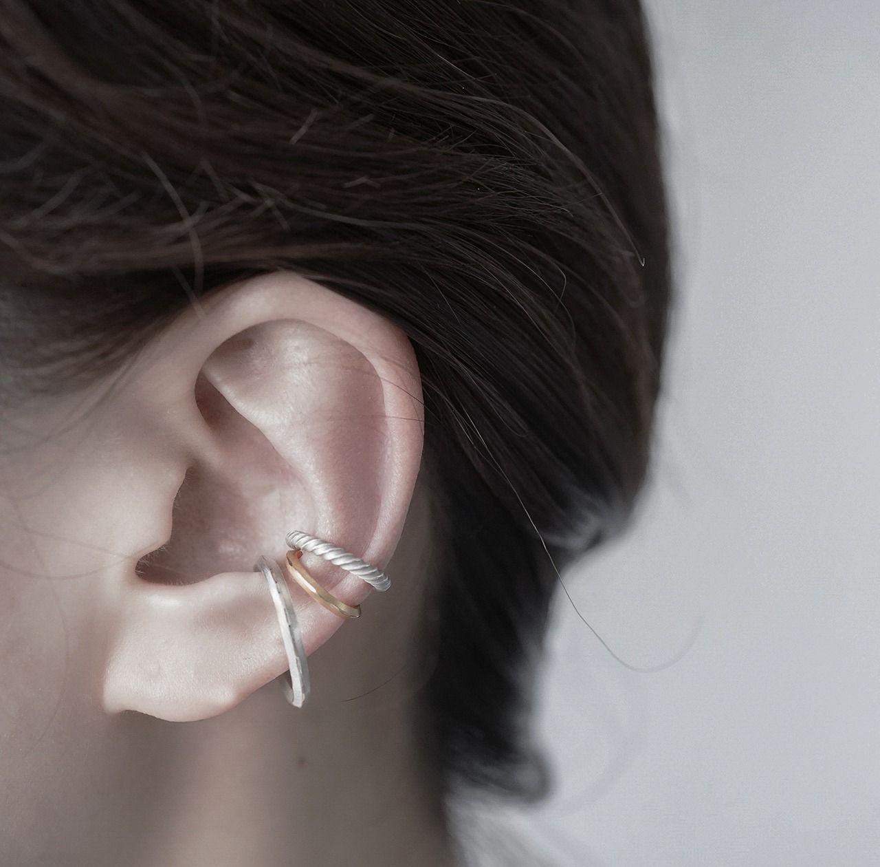 mine　（K18）　ear cuff