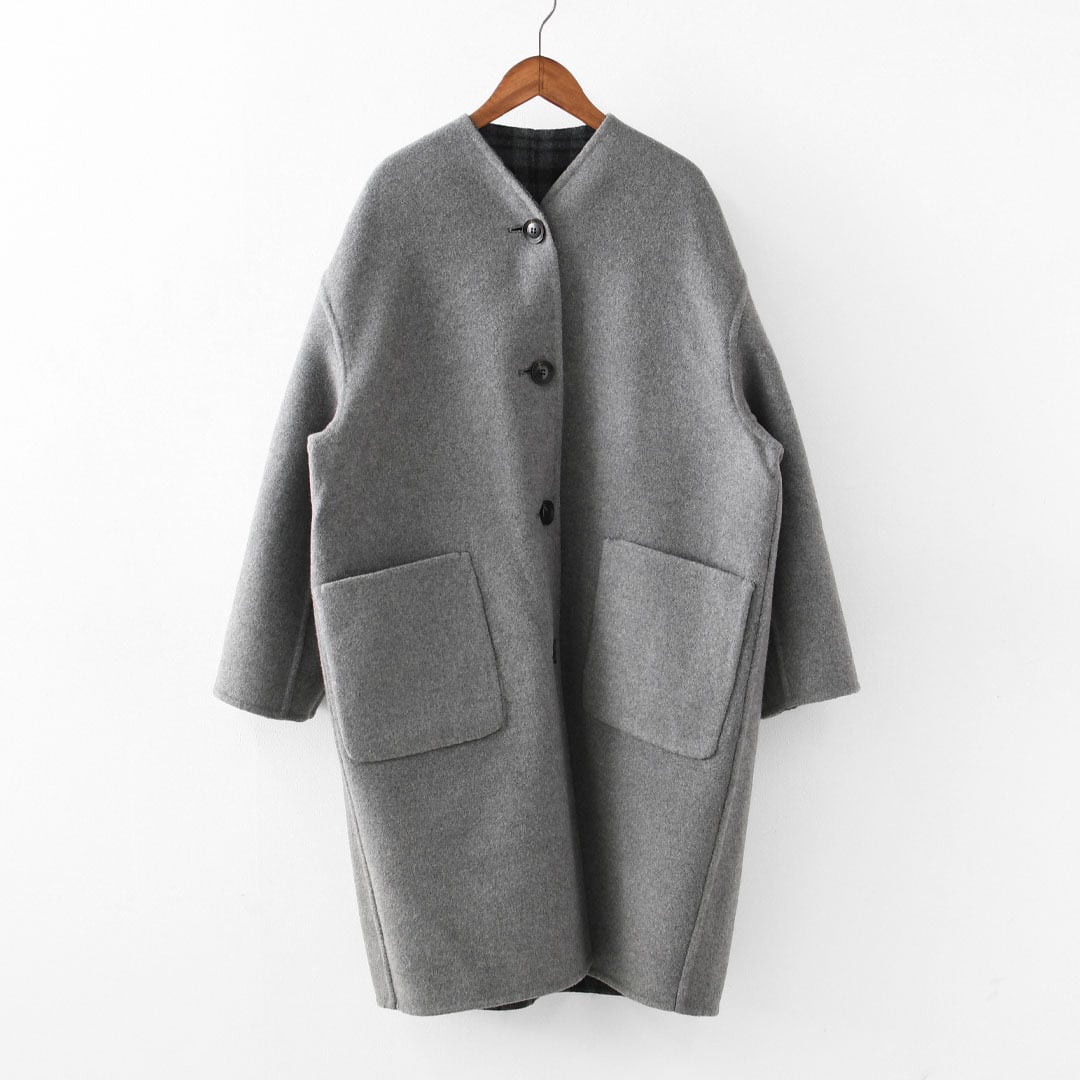 LE GLAZIK [ル・グラジック] WOOL RIVER REVERSIBLE COAT [JL-8982MFW