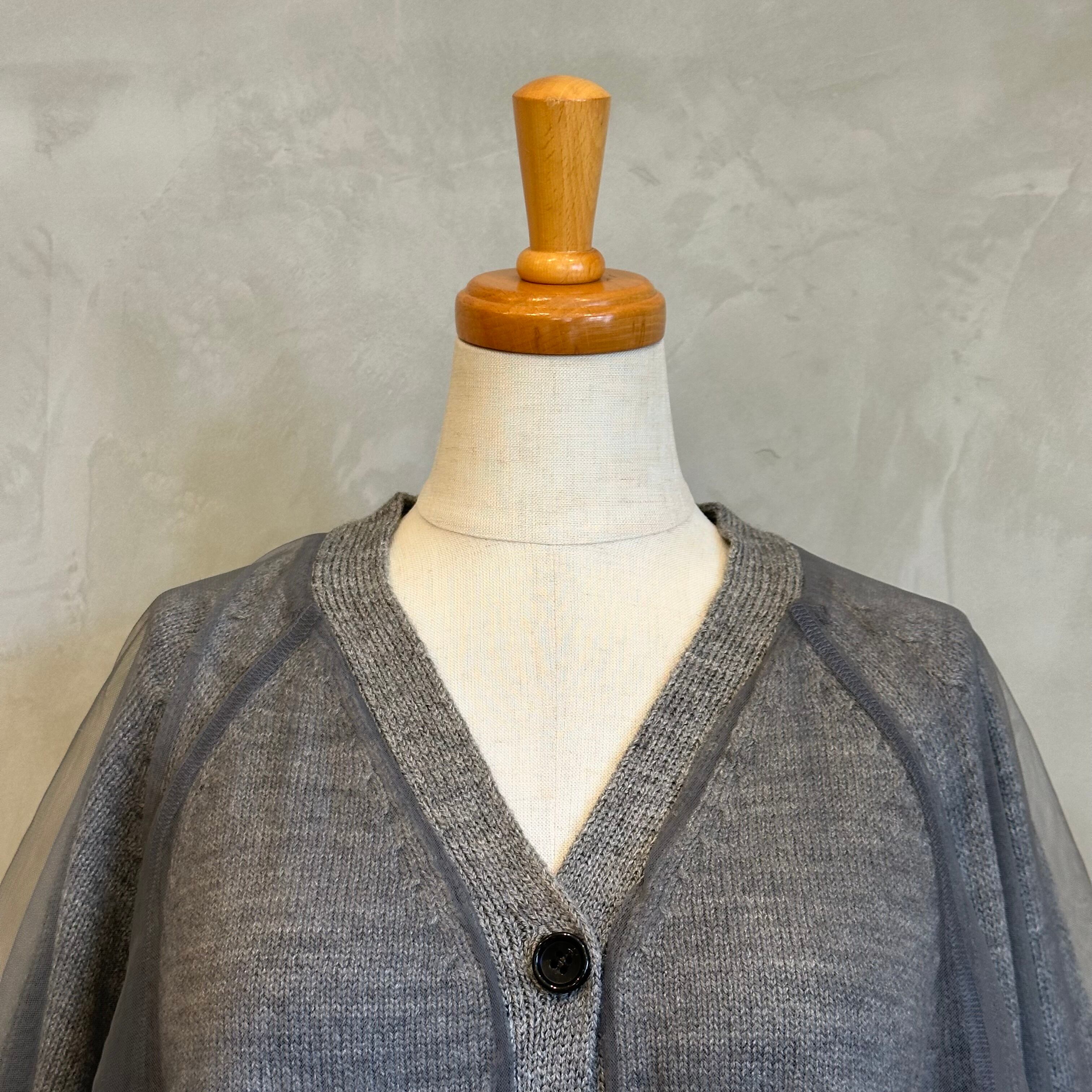 CYNICAL/チュールドッキングカーディガン | 20ｰtwentyｰ