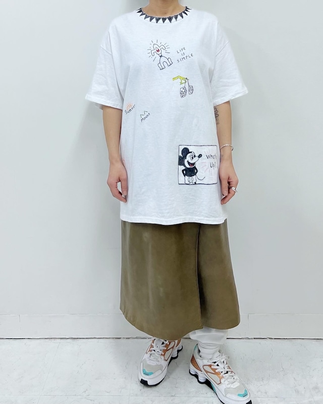 tamago drawing t-shirt "wo ai ni"