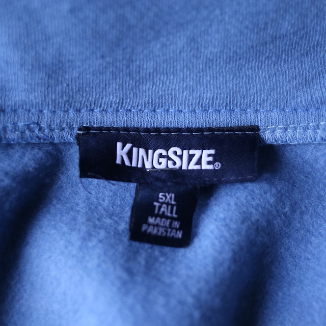 "KING SIZE" XXXXXLT super over silhouette high-neck zip-up jacket