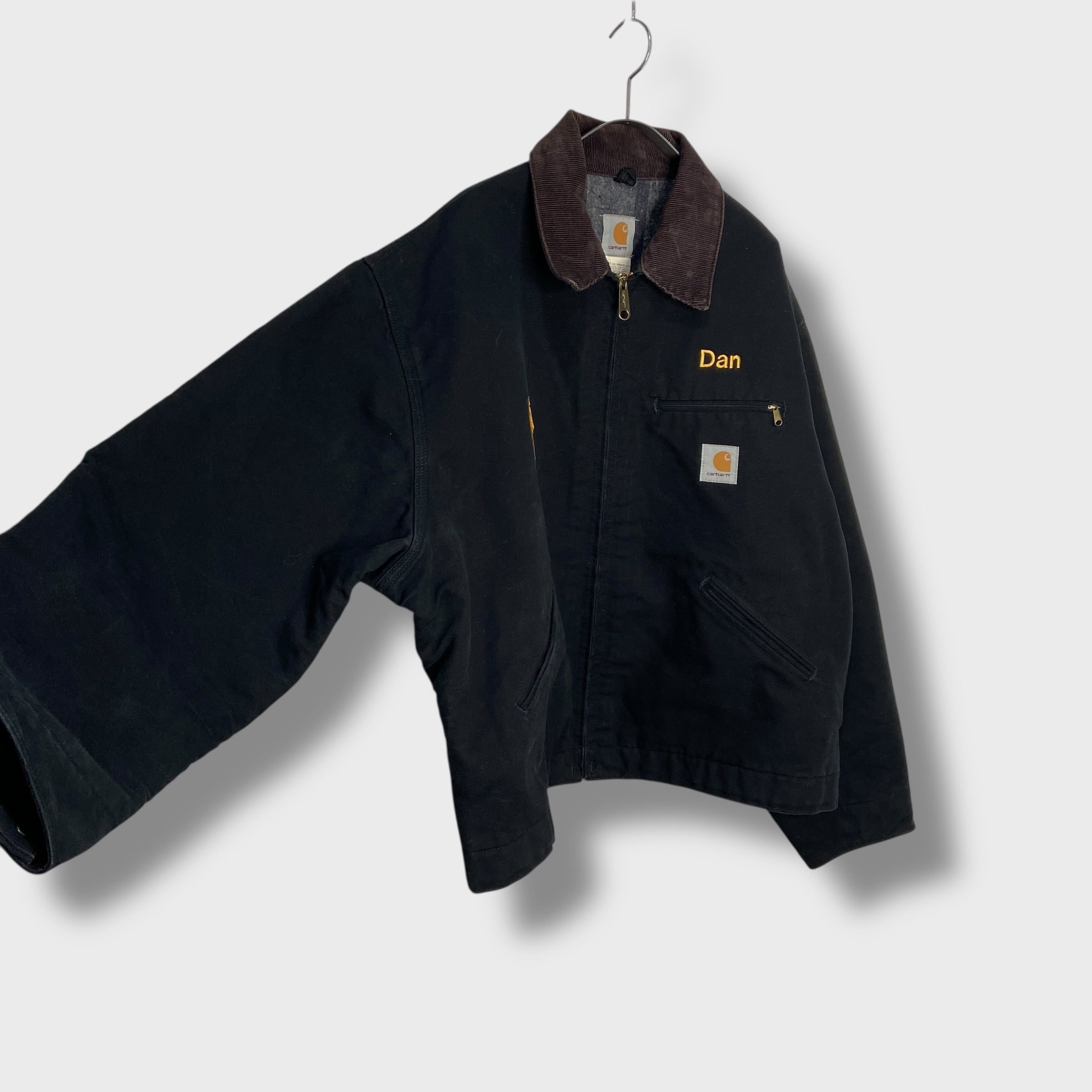 carhartt USA製 デトロイトジャケット ダックジャケット 黒 XXL | 古着