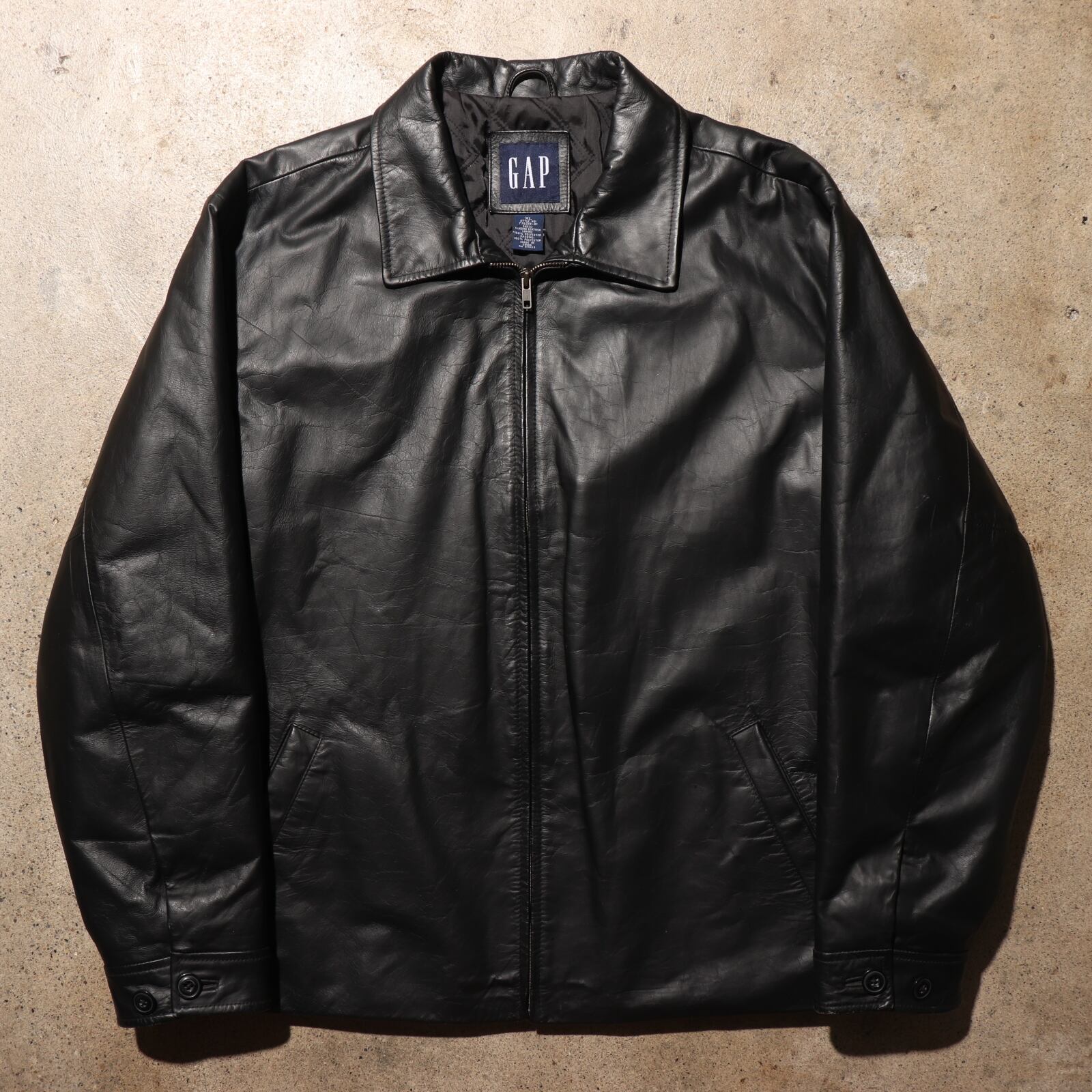 オールドギャップold GAP 90s アーカイブレザージャケットy2k オールドギャップold GAP 90s アーカイブレザージャケットy2k
